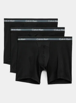 6'' micro mesh black boxer briefs