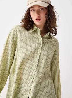 Mini-check shirt