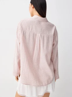 Mini-check shirt
