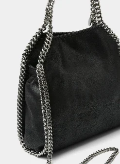 Mini Falabella faux-leather chain handbag