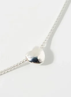 Mini-heart silver bracelet