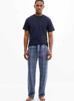 Minimalist check pyjama set
