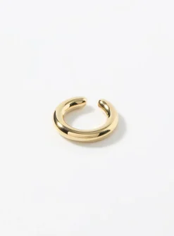 Minimalist gold ear cuff