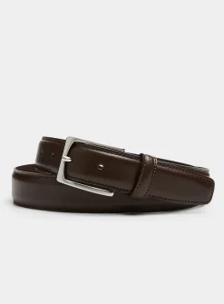 Minimalist Italian leather belt