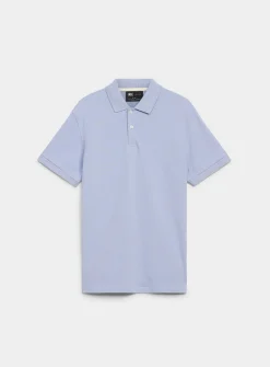 Minimalist piqué polo