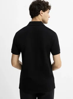Minimalist piqué polo