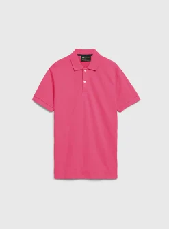 Minimalist piqué polo