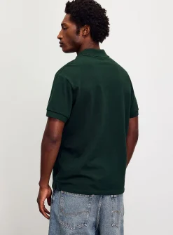 Minimalist piqué polo