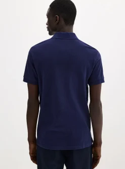 Minimalist piqué polo
