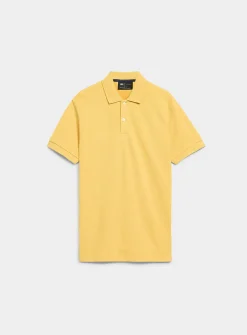 Minimalist piqué polo