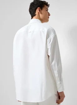 Minimalist poplin shirt