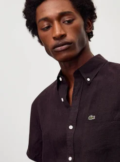 Minimalist pure linen shirt