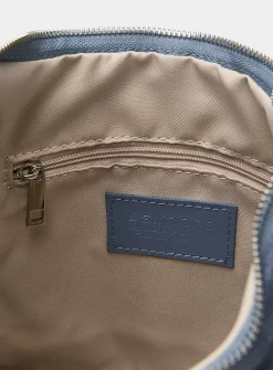 Minimalist suede hobo bag