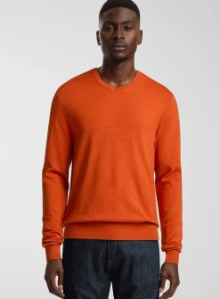 Minimalist V-neck sweater