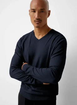 Minimalist V-neck sweater