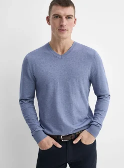 Minimalist V-neck sweater