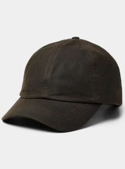 Minimalist waxed-cotton cap