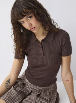 Mini-ribbing polo