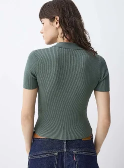 Mini-ribbing polo