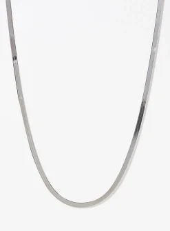 Mirror link silver chain