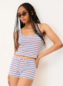 Mixed stripes micro-short