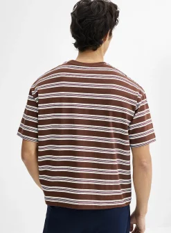 Mixed stripe T-shirt