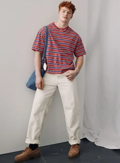 Mixed stripe T-shirt