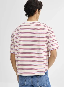 Mixed stripe T-shirt
