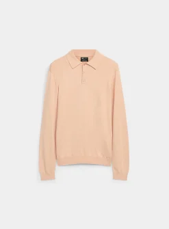Modal-blend polo sweater