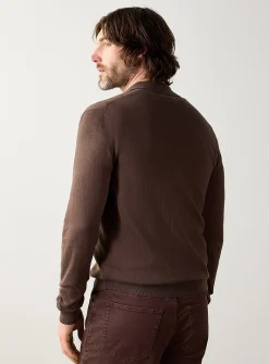 Modal knit polo