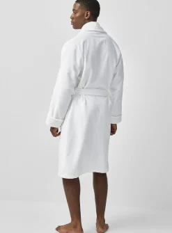 Moire velvet robe