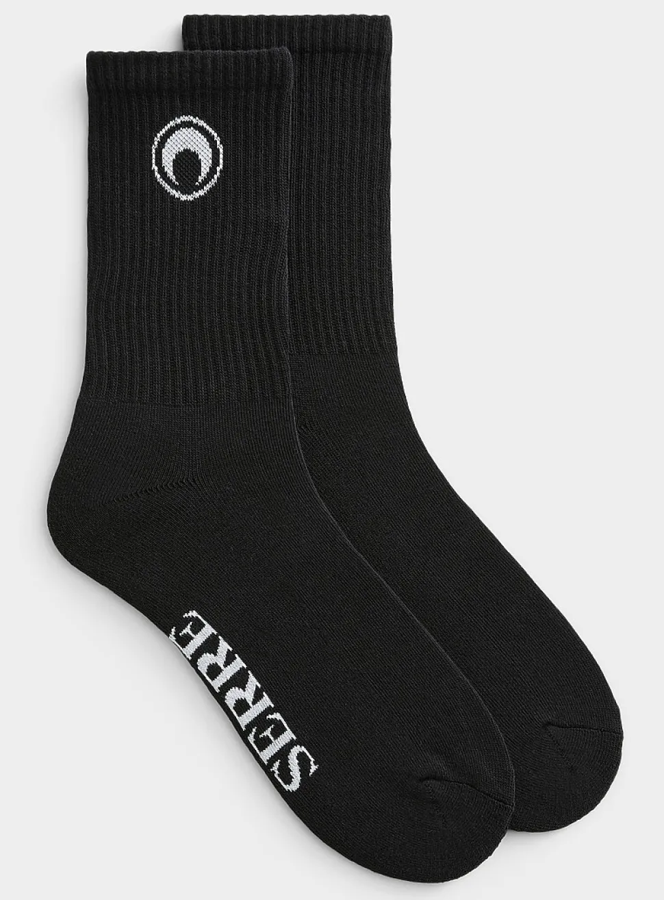 Moon logo socks