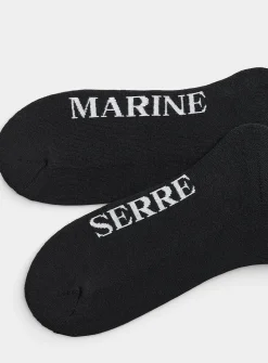 Moon logo socks