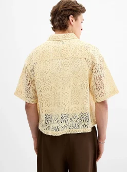 Mosaïc crochet shirt