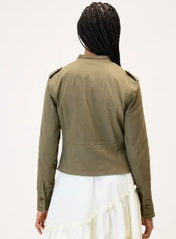 Multibutton fitted jacket
