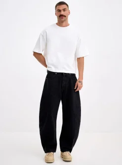 Muted-black jean