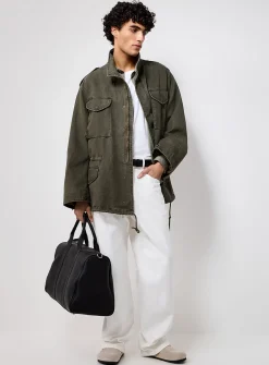 Muted colour utility jacket