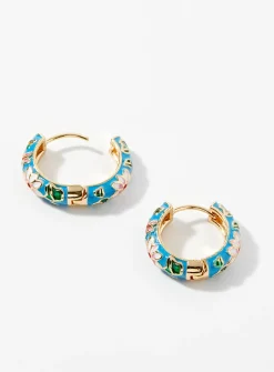 Mythical flower hoops