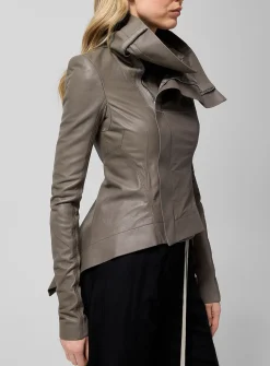 Naska lambskin leather biker jacket