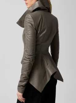 Naska lambskin leather biker jacket