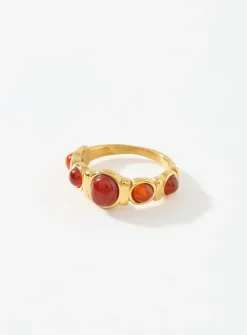 Natural-stone ring