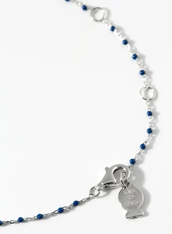 Navy bead chain