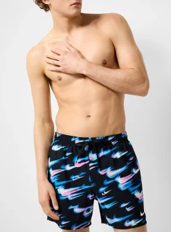 Neon Swoosh swim trunk