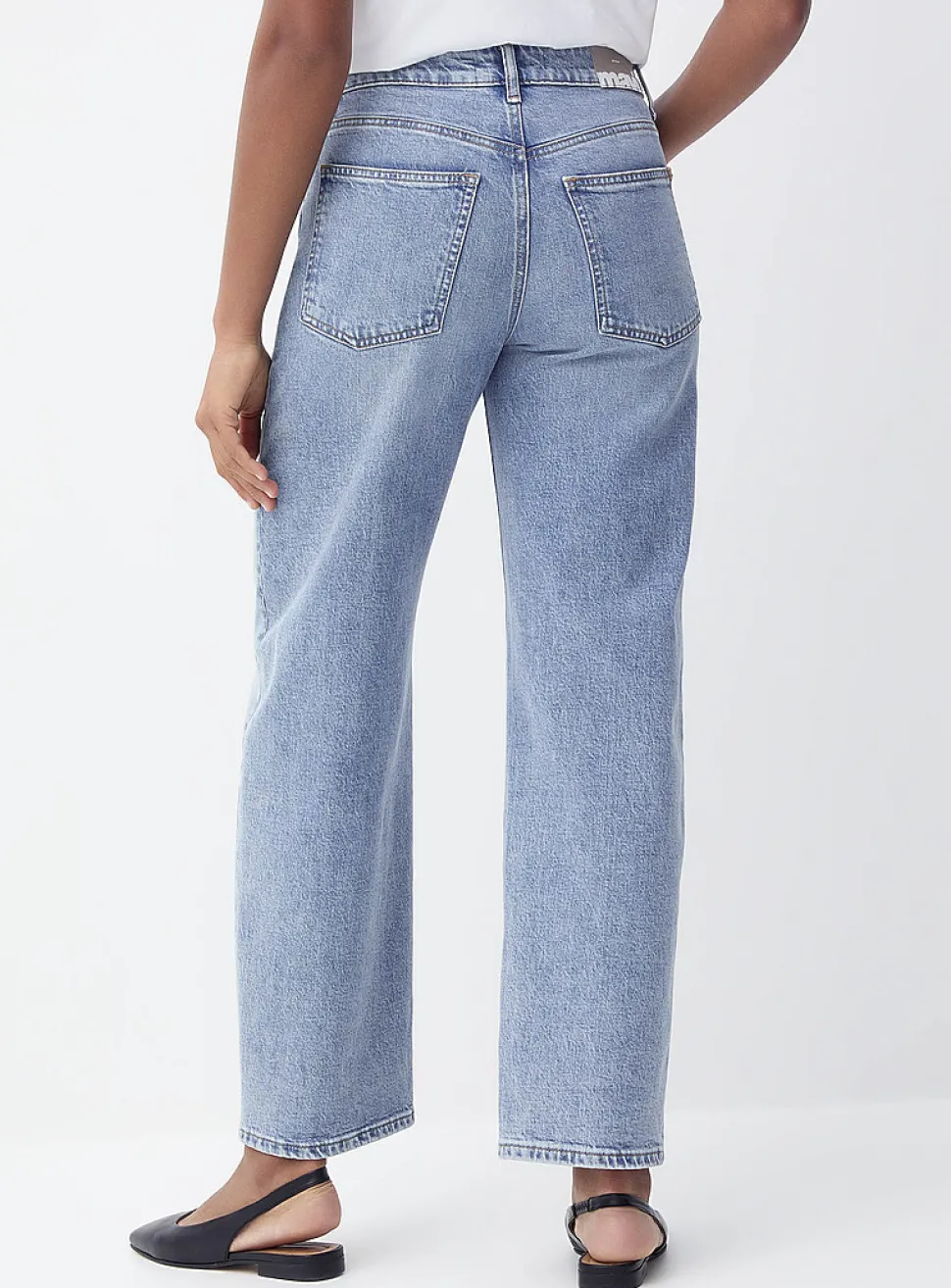 Nica faded pale indigo jean