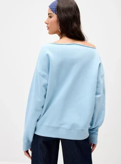 Off-the-shoulder sweater