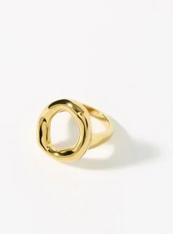 Openwork solid ring