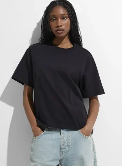 Organic cotton loose boxy-fit T-shirt