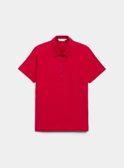 Organic cotton plain polo shirt