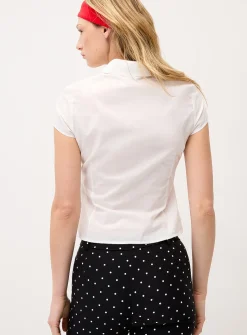Organic cotton poplin shirt