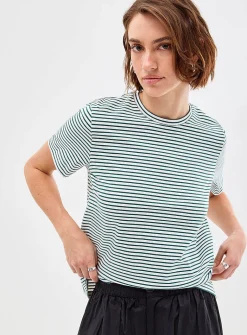 Organic cotton striped T-shirt